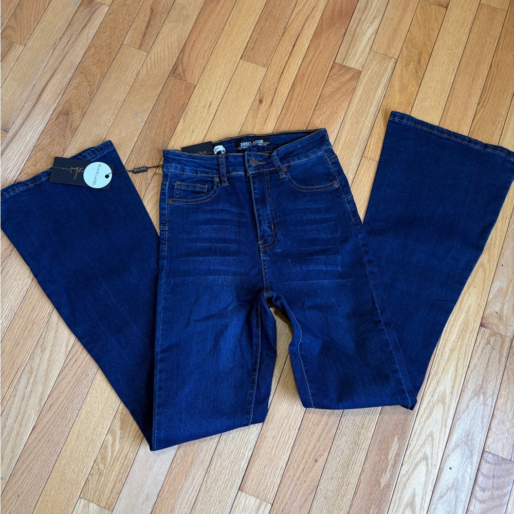 Sweet Look Black Label High Rise Flare Jeans – Size 1 (NWT)